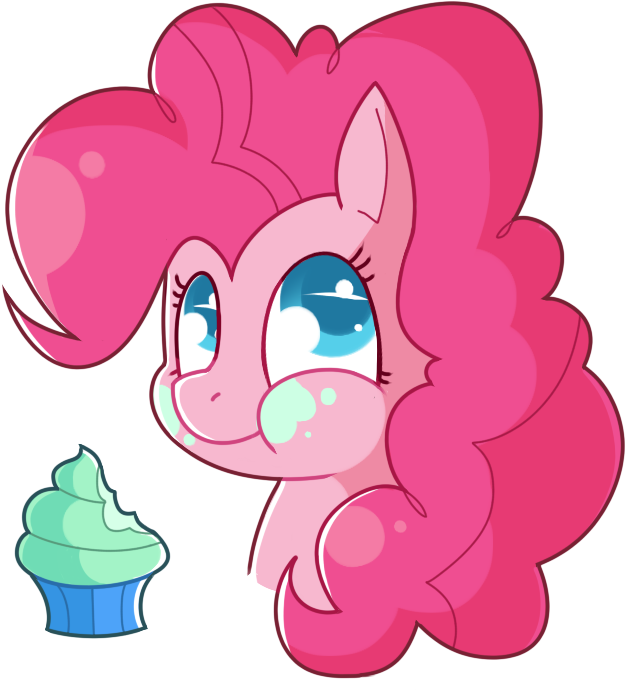 Amazingmollusk, Bust, Colored Pupils, Cupcake, Earth - Cartoon (664x729)