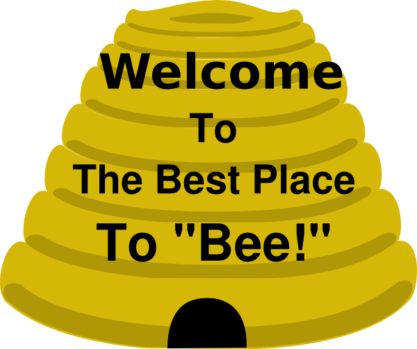 Bee-hive, Swarm Icon, Flat Style - Clip Art Of Bee Hive (600x502)