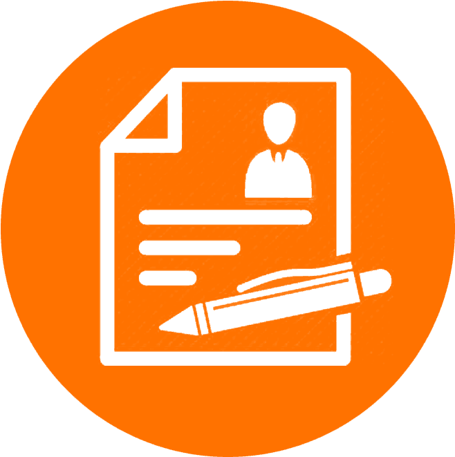 Job Opening - Blue Job Application Icons (812x749)