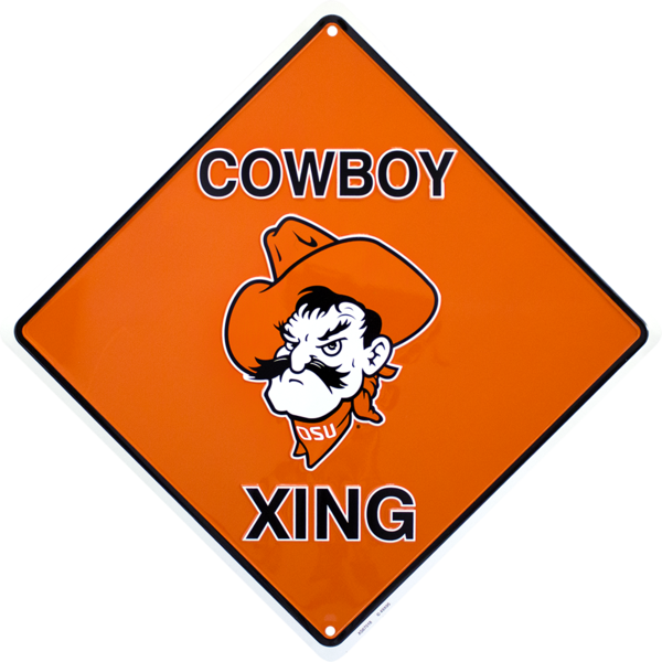 Oklahoma State Cowboy Xing - Fanmats Ncaa Oklahoma State University Mascot Mat (600x600)