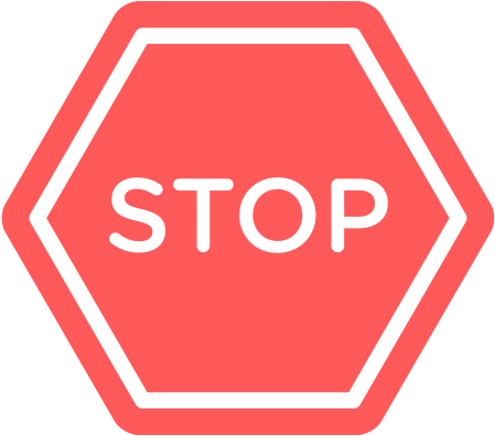Stop It, Simple, Multicolor Icon - Stop Traffic Sign (512x512)