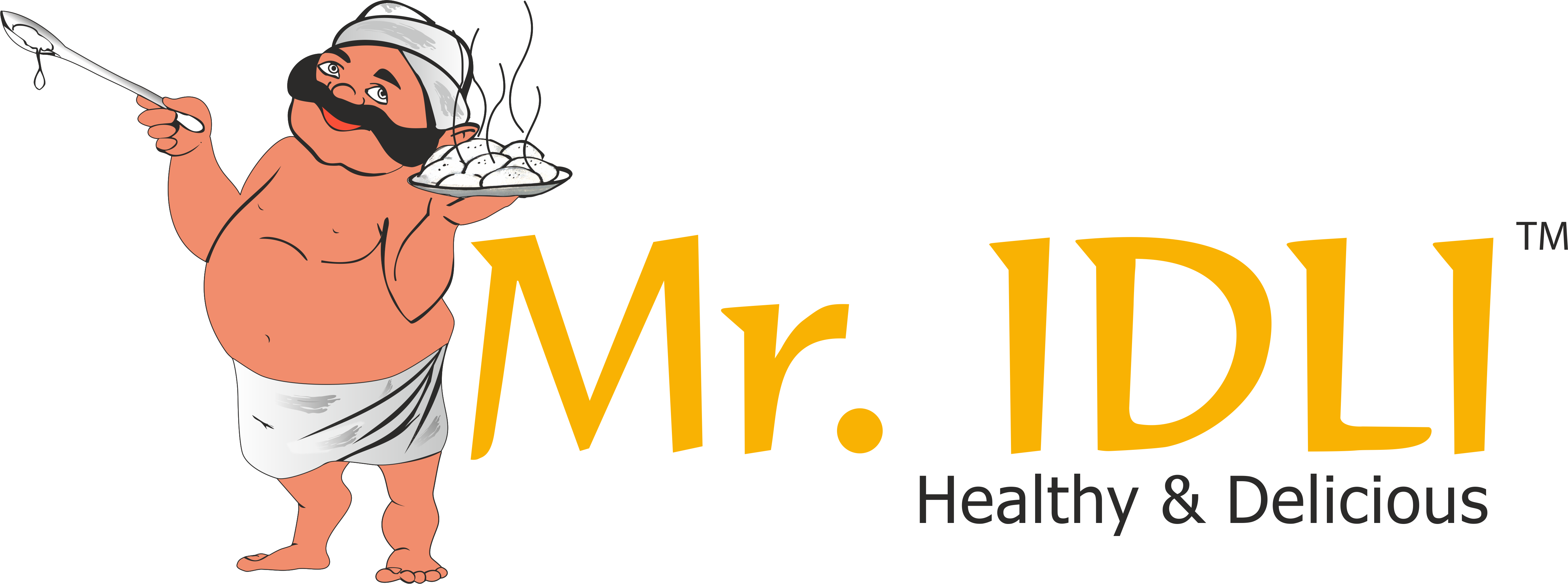 South Indian Food Empire - Mr Idli Logo (4805x1789)