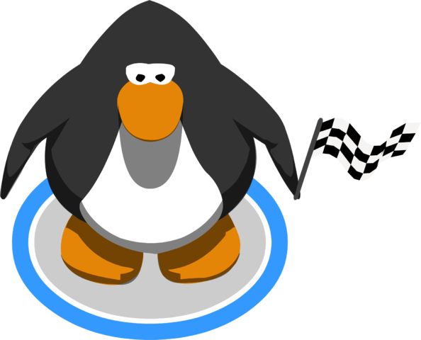 Checkered Flag Ingame - Club Penguin (594x480)