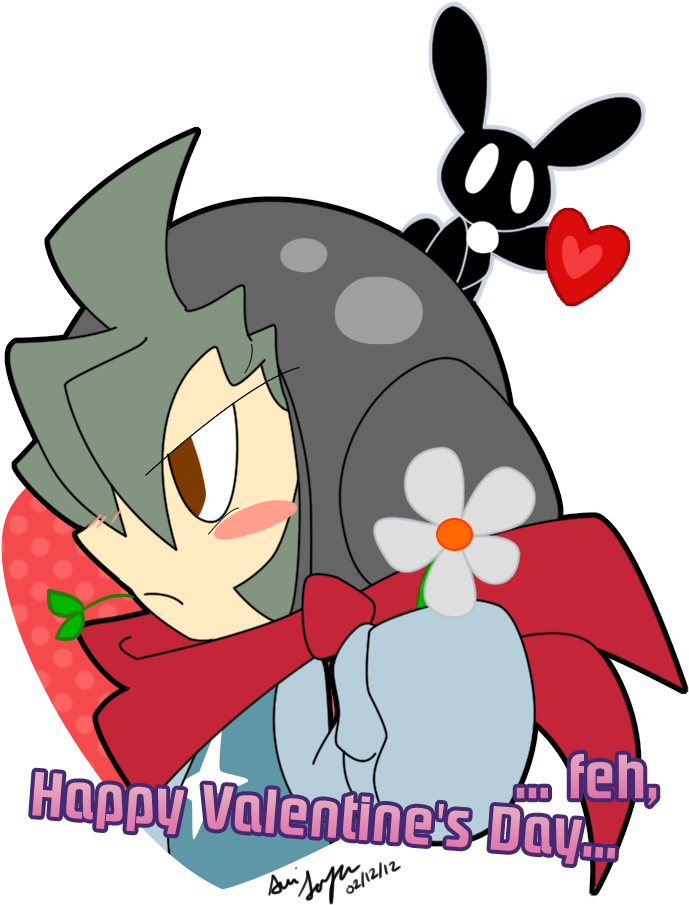 Valentine 2012 Ataru Hori By Whatifgirl - Cartoon (735x927)