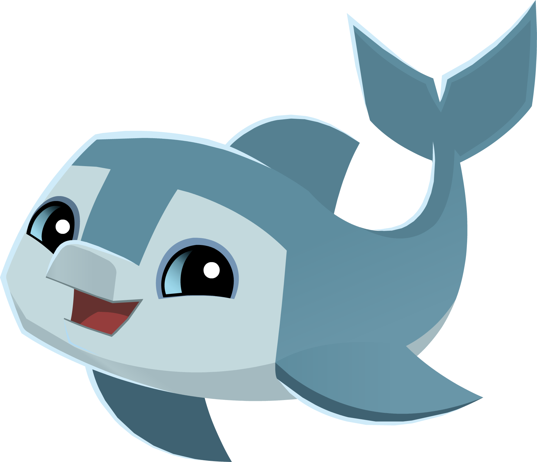 Blue Dolphin Graphic - Aj Dolphin (1845x1588)