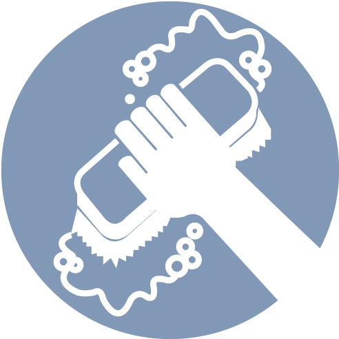 Cleaning & Sanitizing - Cleaning And Sanitizing Icon (586x586)