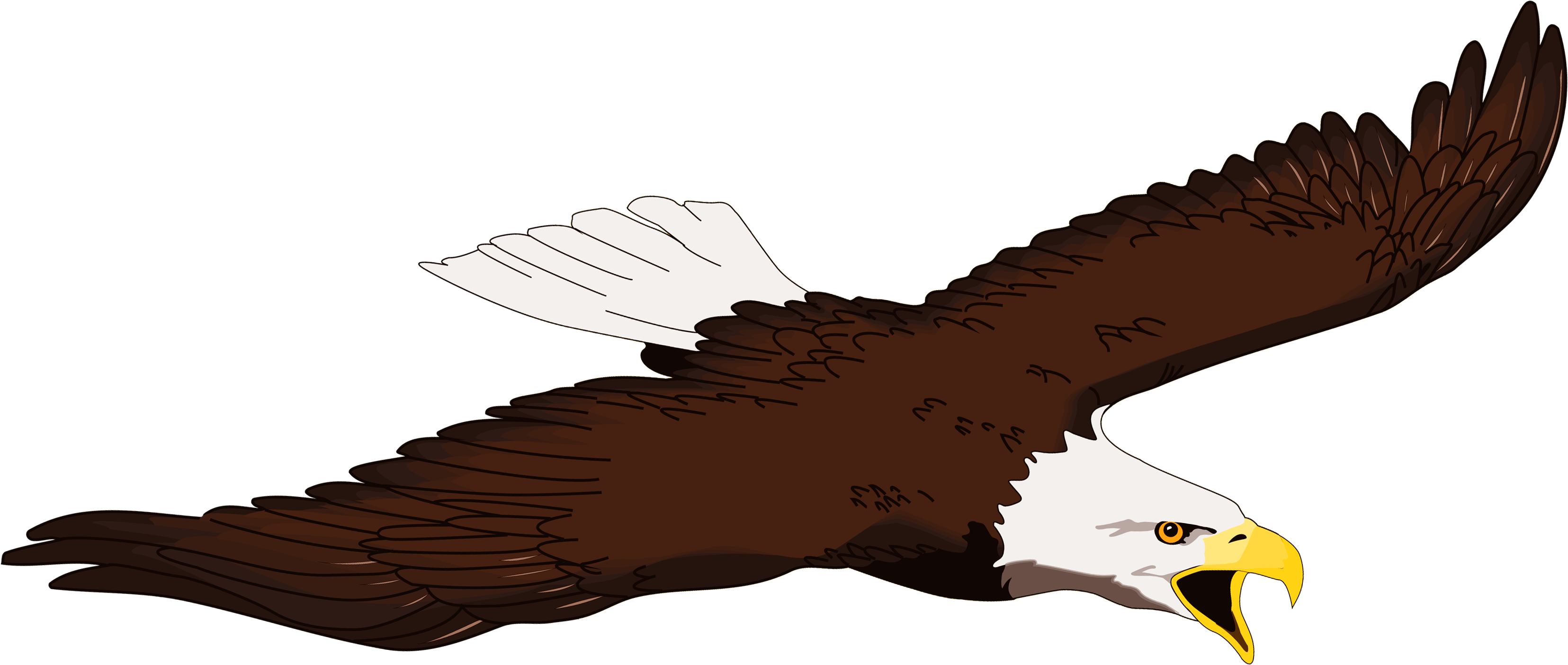 Eagle Icon Clipart - Icon (3407x1678)