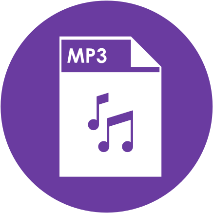 Mp3 File Icon - Día De La Tierra (550x550)