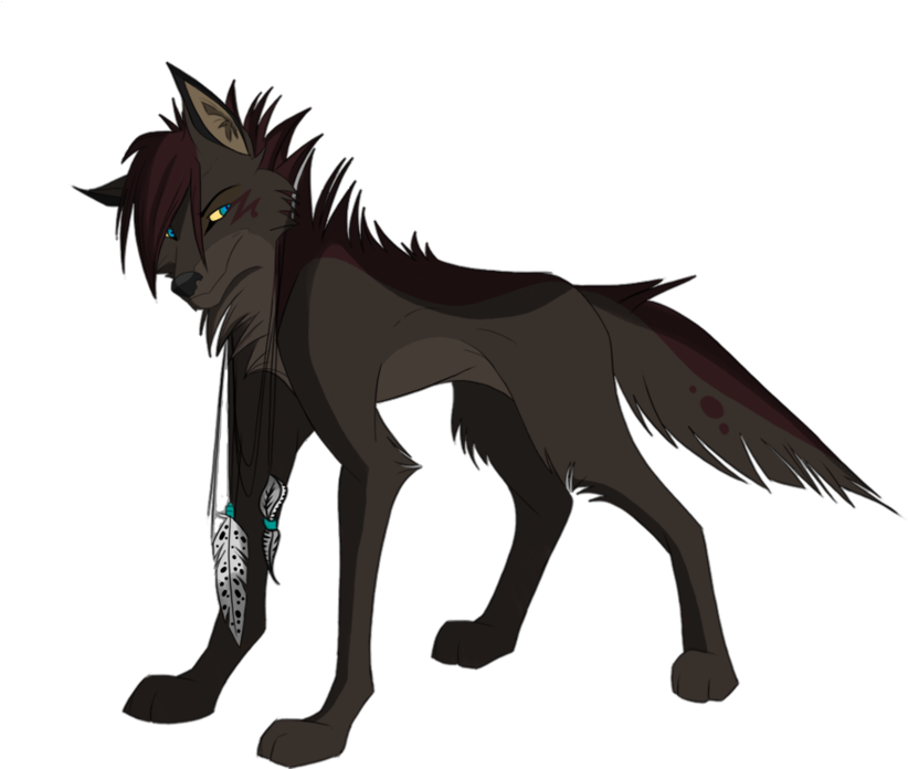 Image - Cartoon Wolf Transparent Background (900x695)
