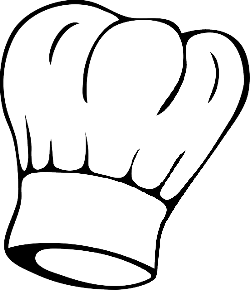 Tables - Chefs Hat Clip Art (800x929)