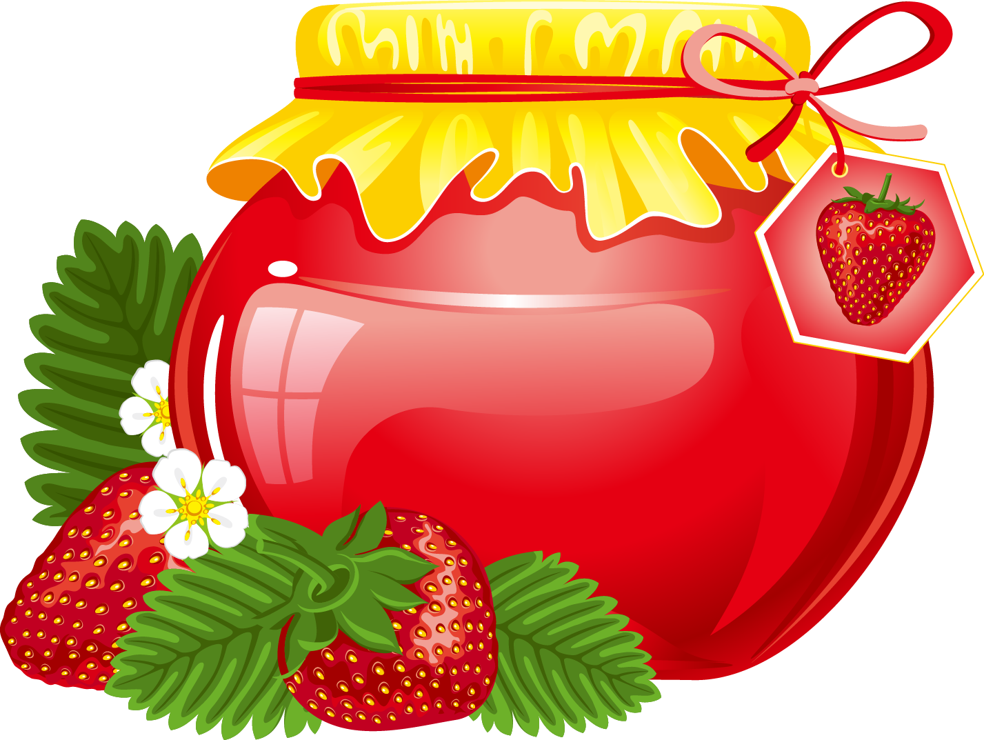 Marmalade Fruit Preserves Royalty-free Clip Art - Strawberry Jam Animated Gif (1427x1073)