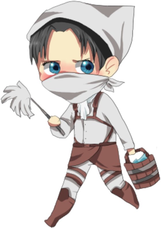 Anime Cleaning Png (600x828)