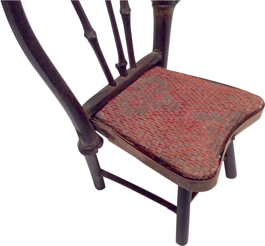 Lovely Antique Bent Wood Doll Chair Miniature Dollhouse - Rocking Chair (927x927)