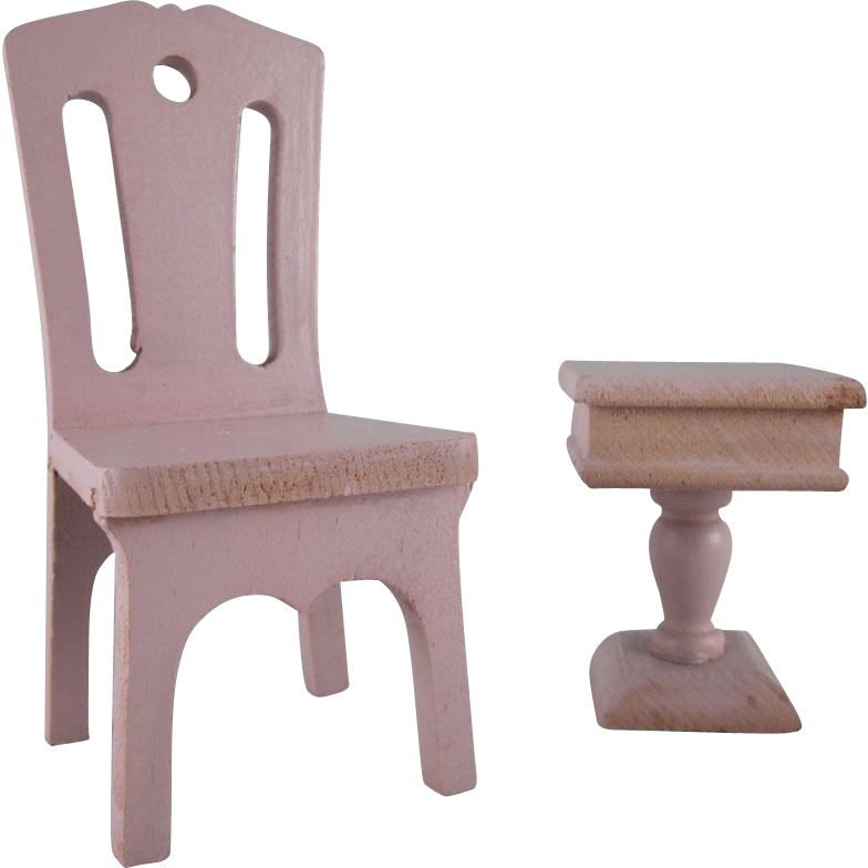 Strombecker 1' 1931 Bedroom Chair And Pedestal Night - Chair (784x784)