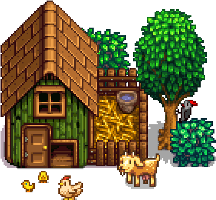 Some Really Cute Farm Sprites Here Including A Very - Xboxone Stardew Valley Collectors Edition (434x390)