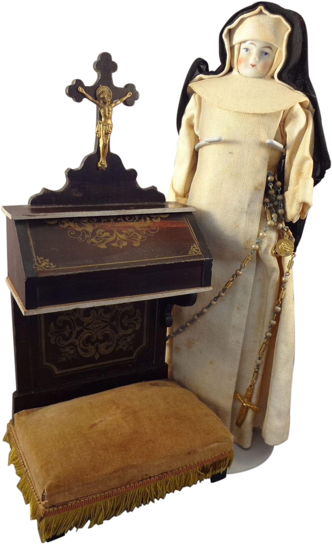 Miniature Prie-dieu Waltershausen In Large Doll House - Statue (1754x1754)