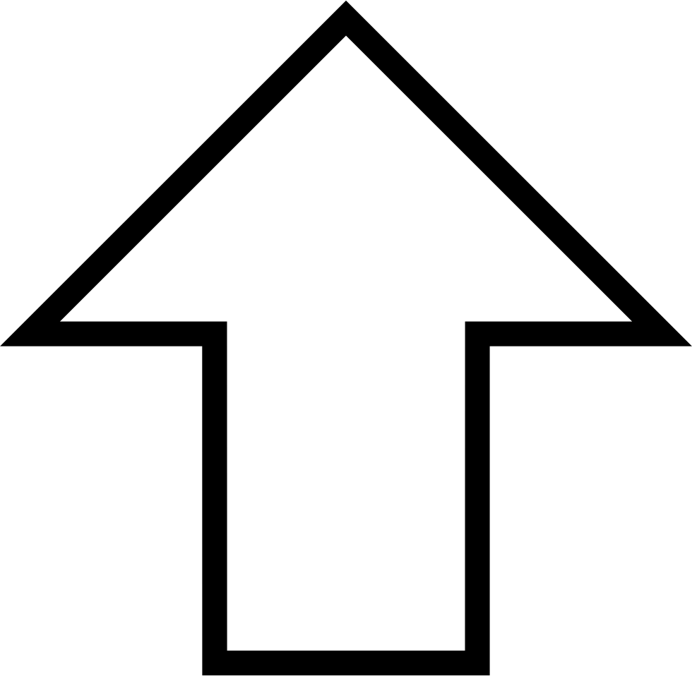 Straight Arrow Comments - Up Straight Arrow Svg (980x958)