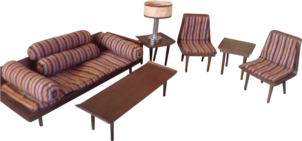 Mattel Mid Century Modern Doll Furniture - Outdoor Sofa (1008x1008)