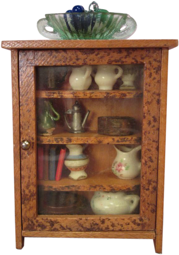 Wooden Doll House Furniture - China Cabinet (814x814)