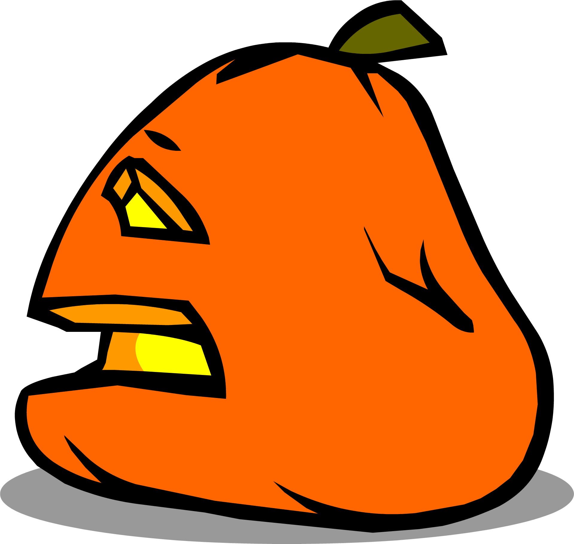 Sad Jack O Lantern Sprite 003 - Sad Jack O Lantern Sprite 003 (1918x1818)