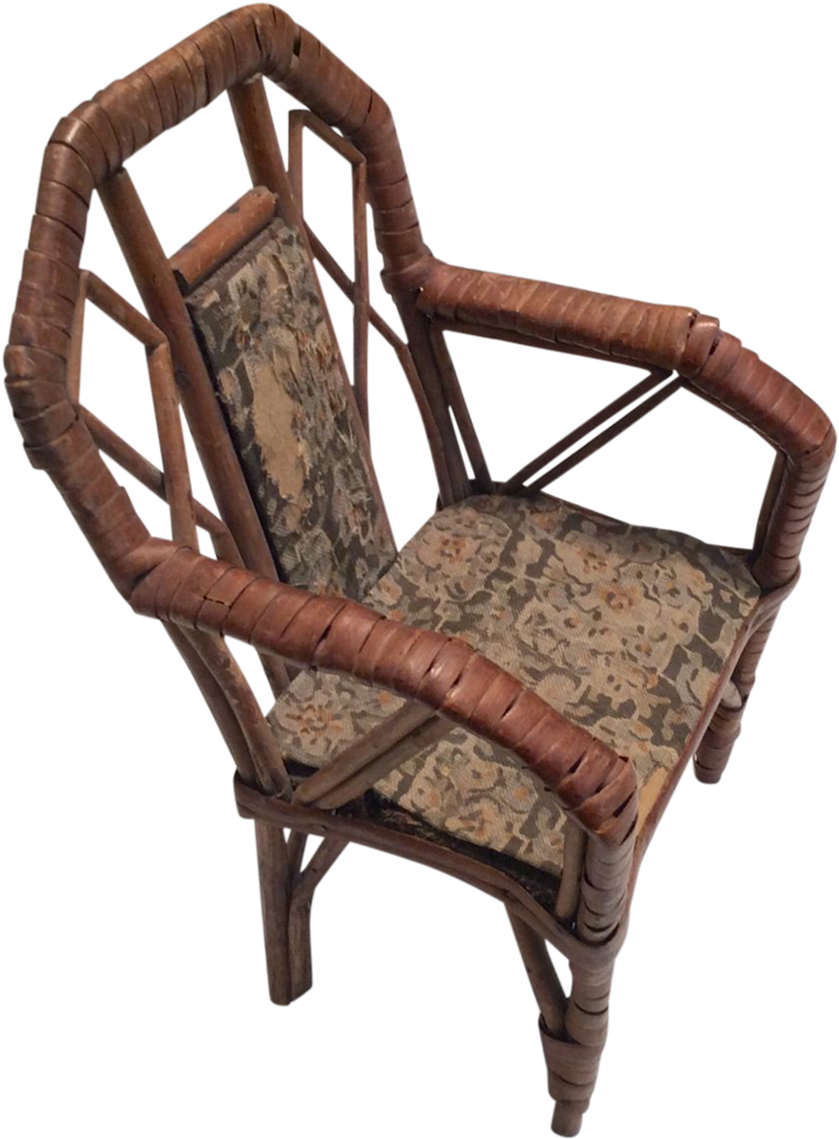 Antique Wicker And Wood Doll Chair From Dollsandsmalls - Doll (1023x1023)