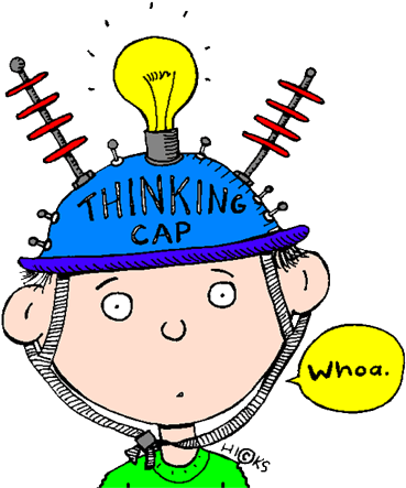 Drug Interaction Check - Thinking Cap Animated Gif (443x499)