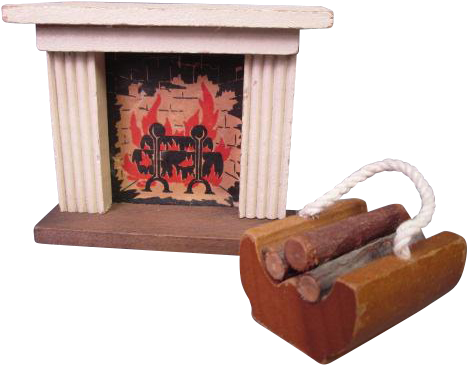 Vintage Miniature Dollhouse Furniture - End Table (466x466)