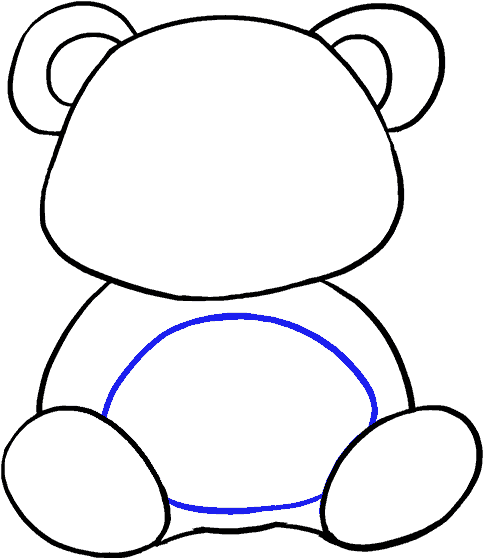 How To Draw Cartoon Panda - Panda Drawing (678x600)