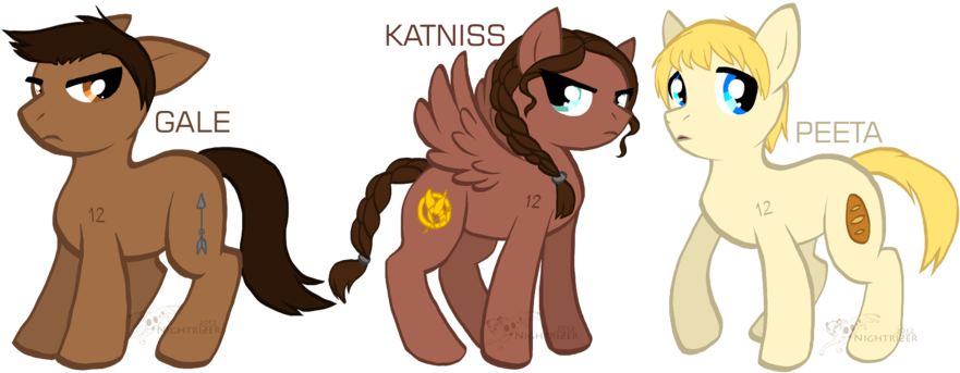 My Little Pony - Mlp The Hunger Games Crossover (900x362)