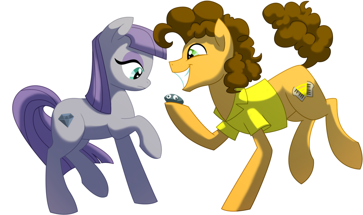 Boulder , Cheese Sandwich, Female, Googly Eyes, Male, - Cheese Sandwich And Maud Pie (1280x788)