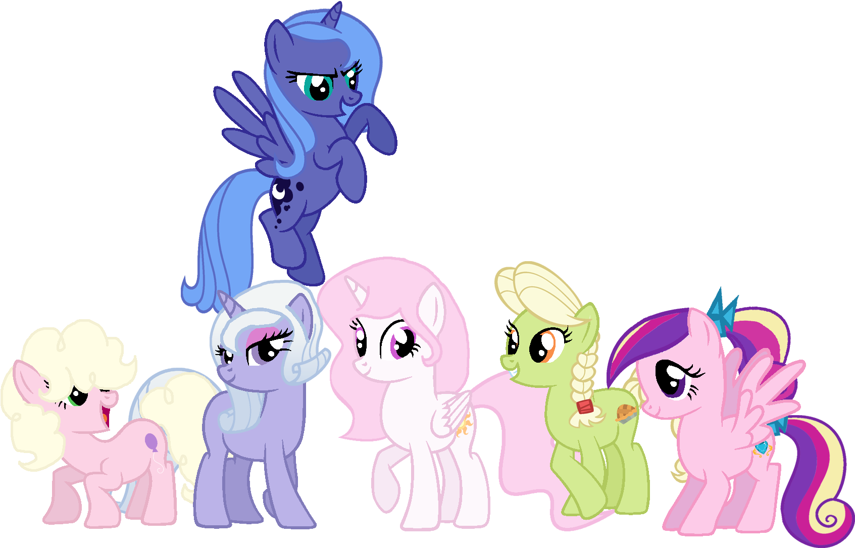 Printable Nice My Little Pony Base 10 Elements Of Harmony - My Little Pony Base Elements Of Harmony (1759x1163)