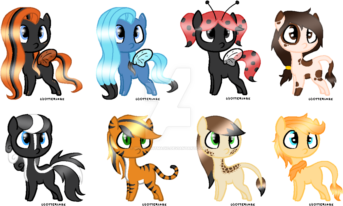 Mlp Adoptable Batch - Cartoon (1280x759)