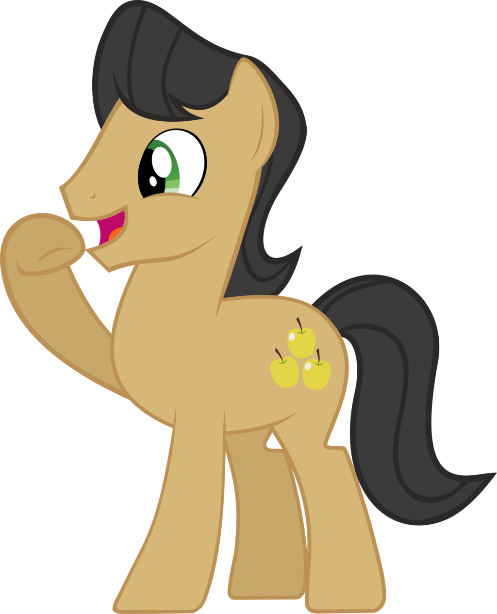 Golden Delicious Vector - Mlp Golden Delicious (1024x1266)