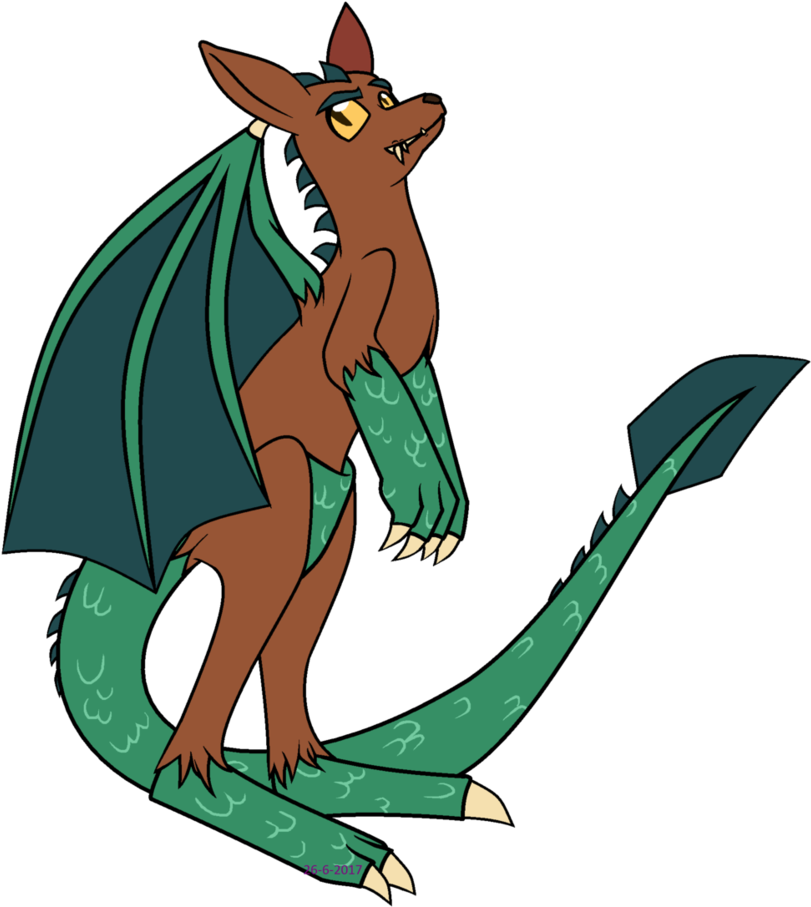 Kangaroo Dragon By Tabletkiddo - Digital Art (855x935)