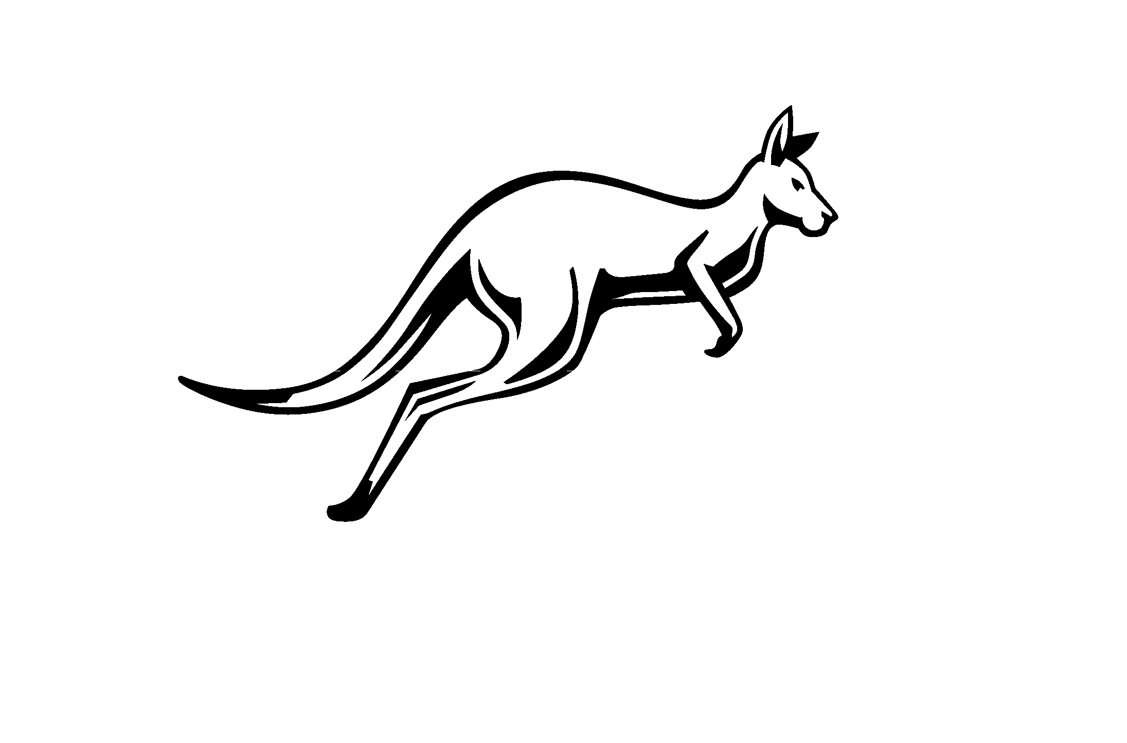 Kangaroo Logo Design Stock Vector Igor Vkv - Kangaroo (2400x2400)
