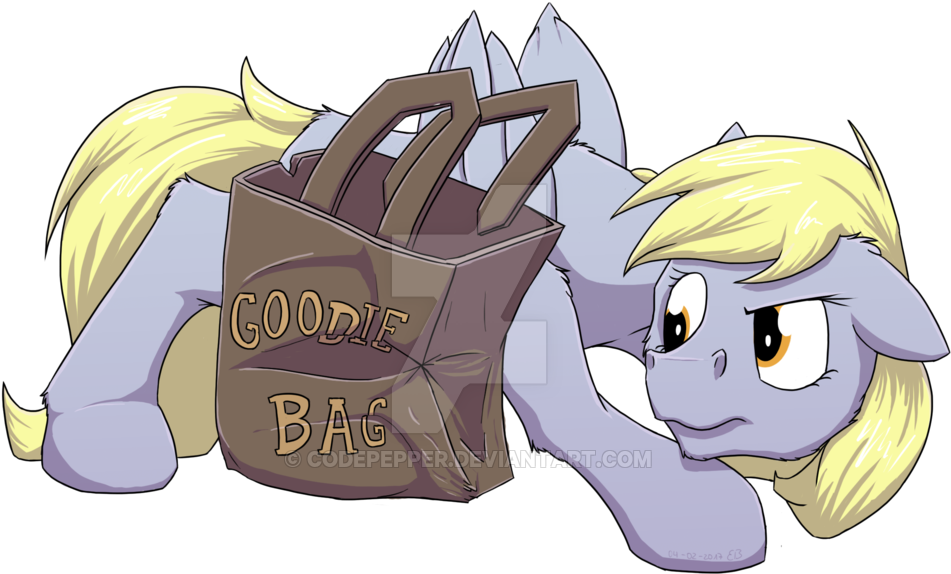Codepepper, Derpy Hooves, Female, Floppy Ears, Looking - Cartoon (1024x743)