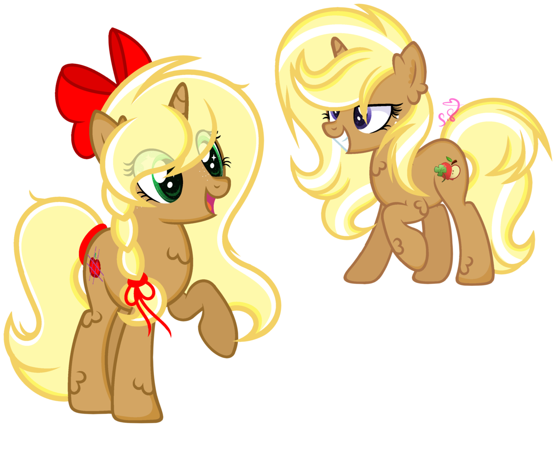 101xsplattyx101, Female, High Res, Mare, Oc, Oc - The Apple Sisters (1280x996)
