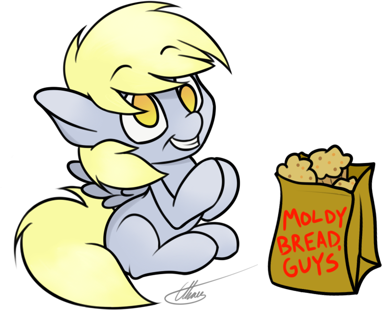 Ethaes, Cute, Derpy Hooves, Female, Food, Homestar - Cartoon (972x792)