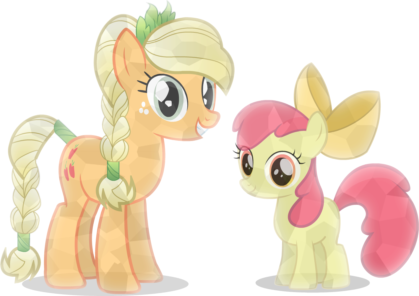 My Little Pony Applejack And Applebloom - Applejack Y Apple Bloom (1500x1010)