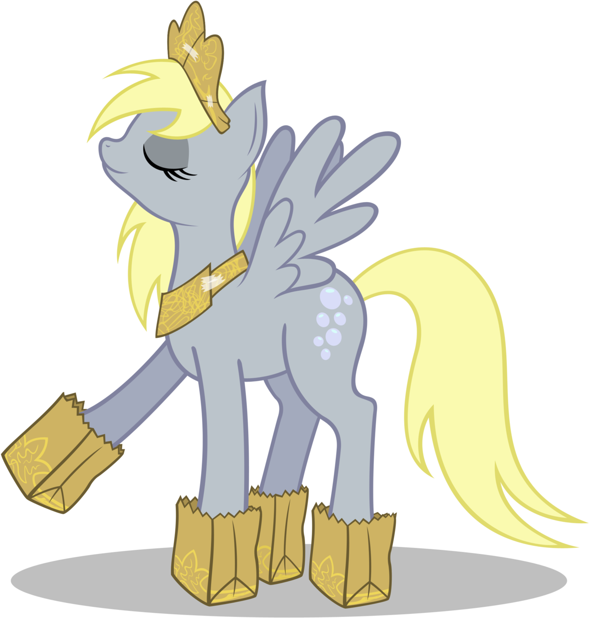 Princess Derpy By Forsakensharikan Princess Derpy By - My Little Pony: Friendship Is Magic (1600x1353)