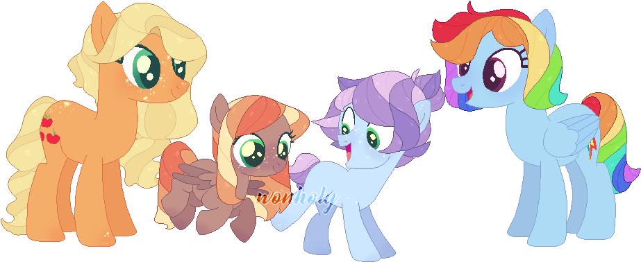 Rainbow Dash, Parents - Cartoon (950x400)