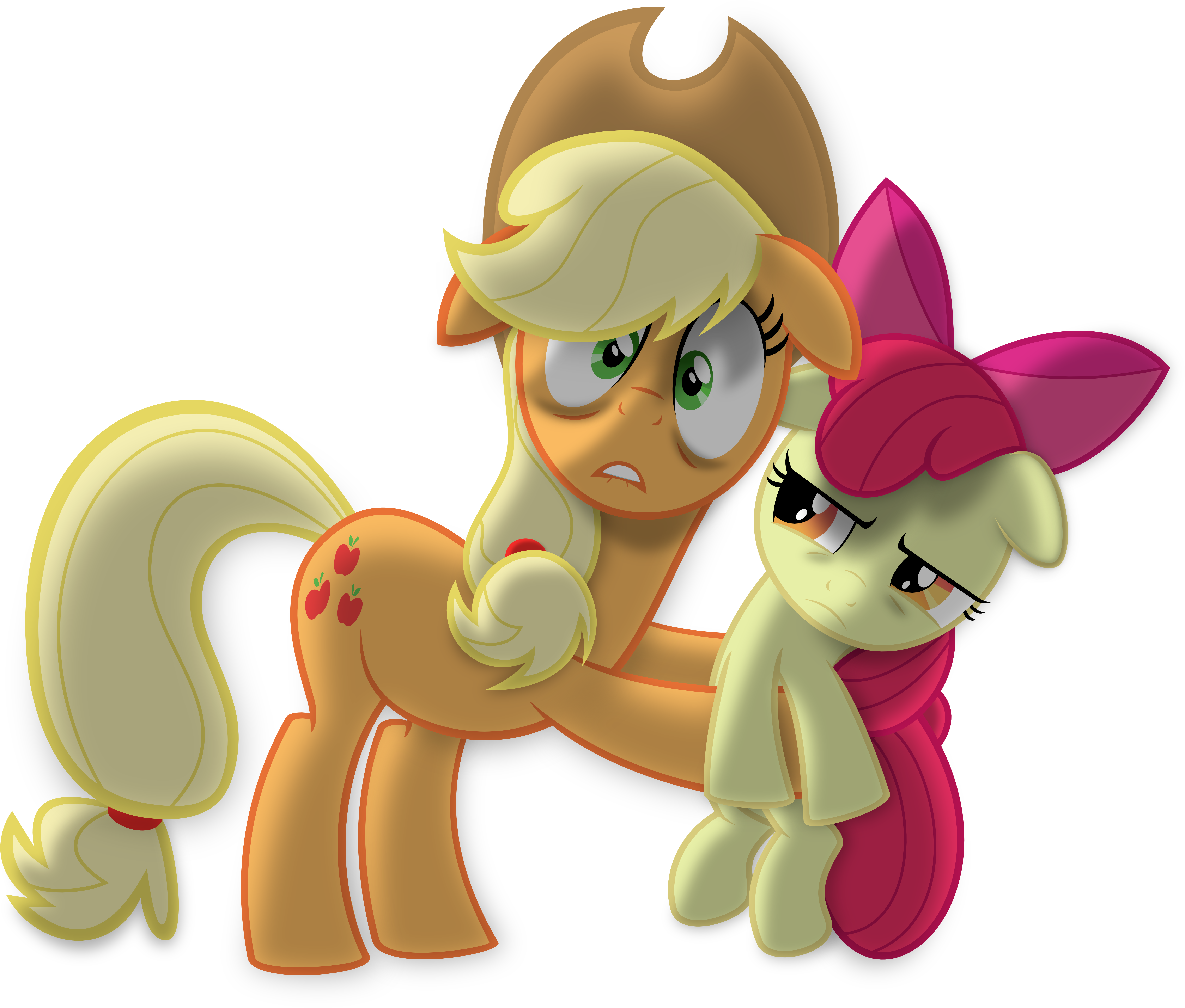 My Little Pony Applejack And Applebloom Download - Applejack And Applebloom Sweet (5752x4924)