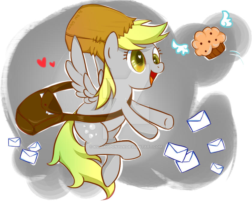 Kumikoponylk, Derpy Hooves, Female, Food, Mailbag, - Derpy Hooves (900x675)