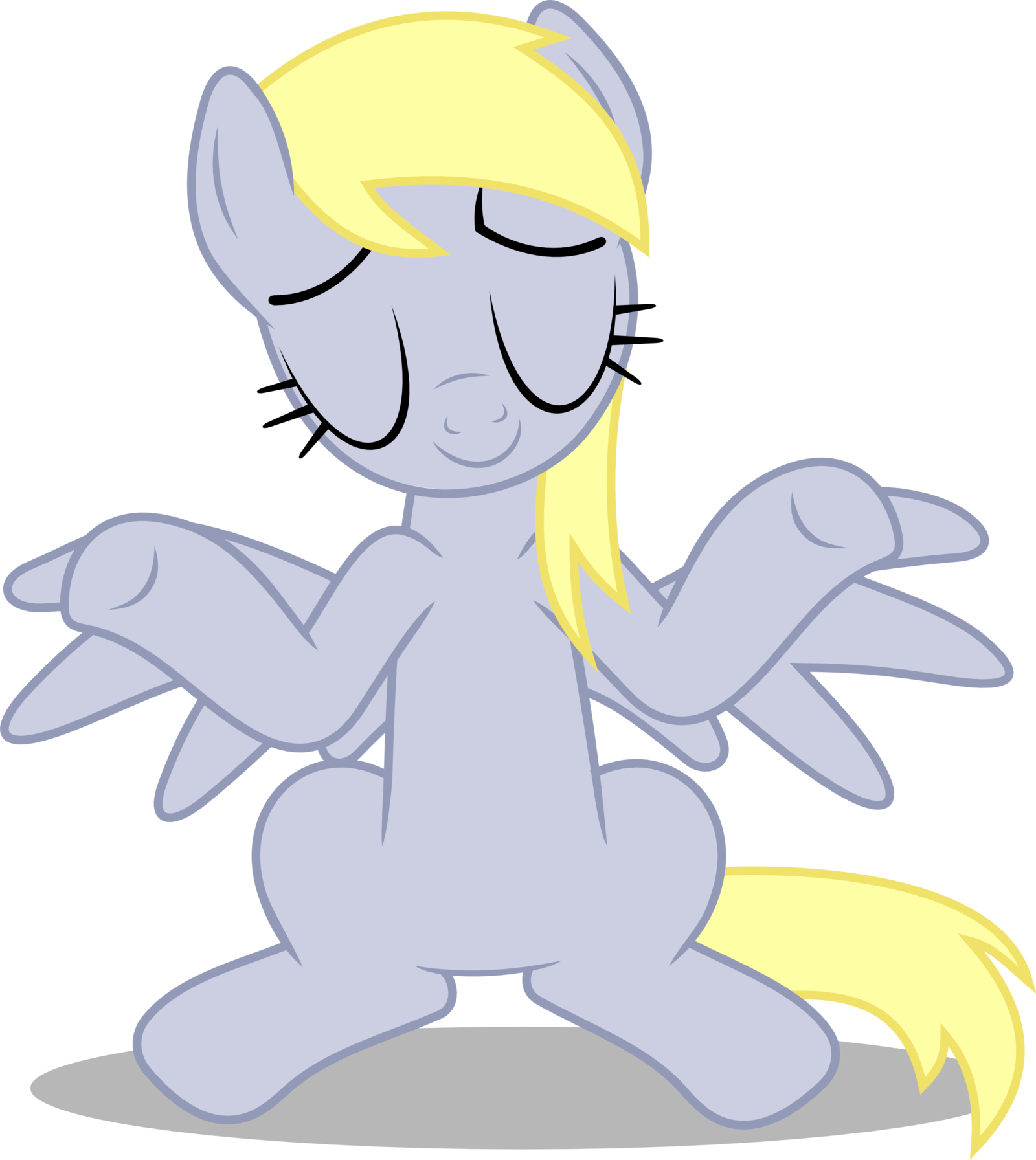 Derpy Hooves Face Vector (1600x1792)