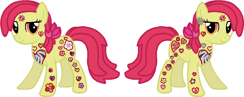 My Little Pony Apple Bloom Grown Up - Cartoon (1008x516)