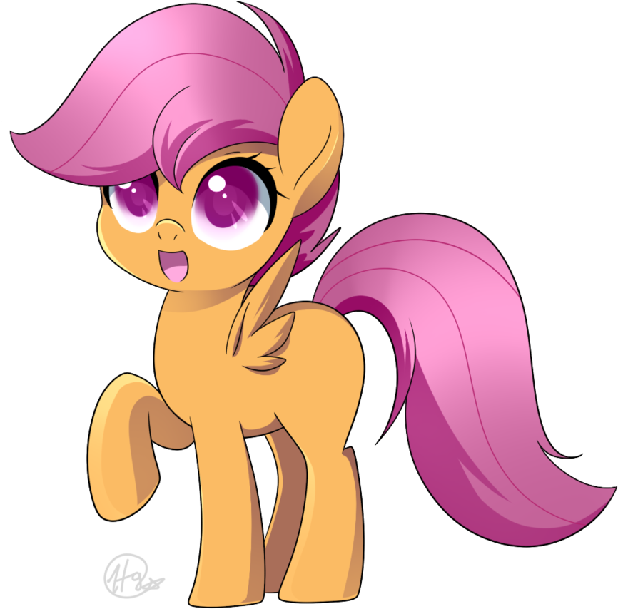 Mlp Scootaloo Fan Art (900x900)