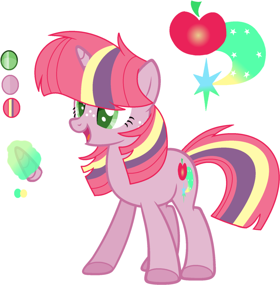 Bronyponyyy2340, Female, Freckles, Magical Lesbian - Cartoon (993x1024)