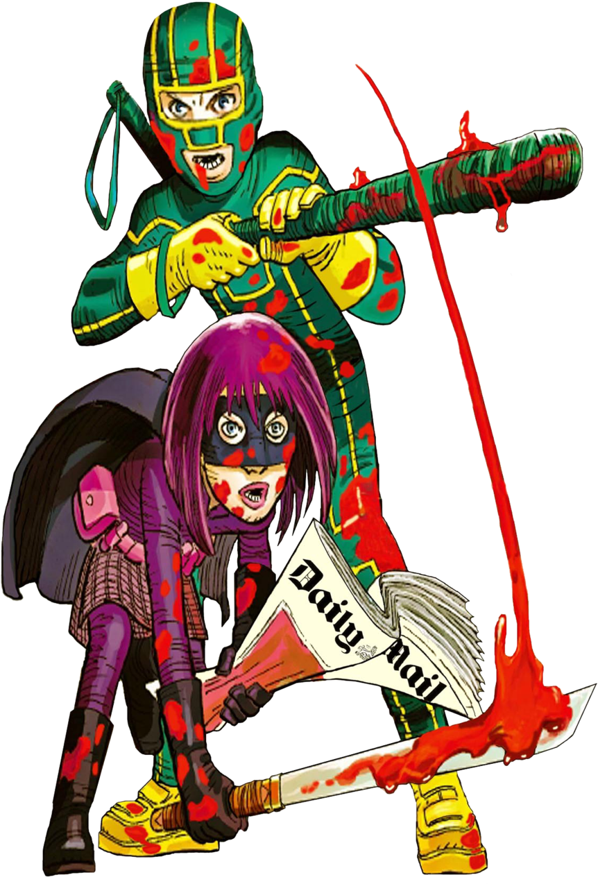 Kick Ass Hit Girl Shortlist Magazine Front Cover By - Deadpool Y Kick Ass (900x1350)