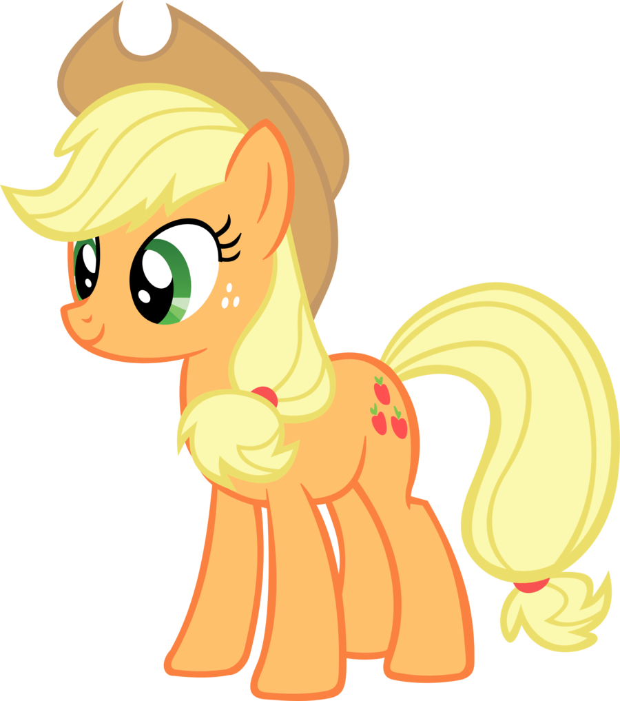Znalezione Obrazy Dla Zapytania Applejack - My Little Pony Orange (900x1017)