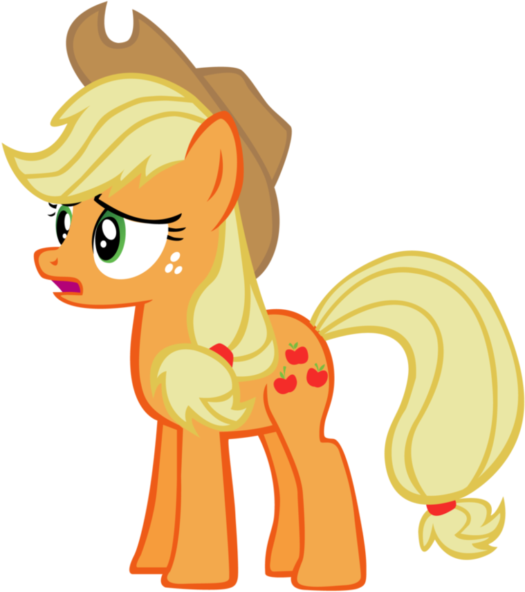 Apple Jack Confused By Theimortalis42 - Mlp Applejack Confused (871x916)
